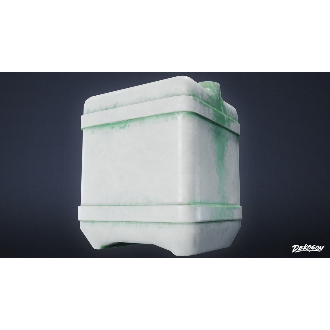 Lab Props 3D Model – Low Poly Game Asset, PBR Textures, FBX - View 17