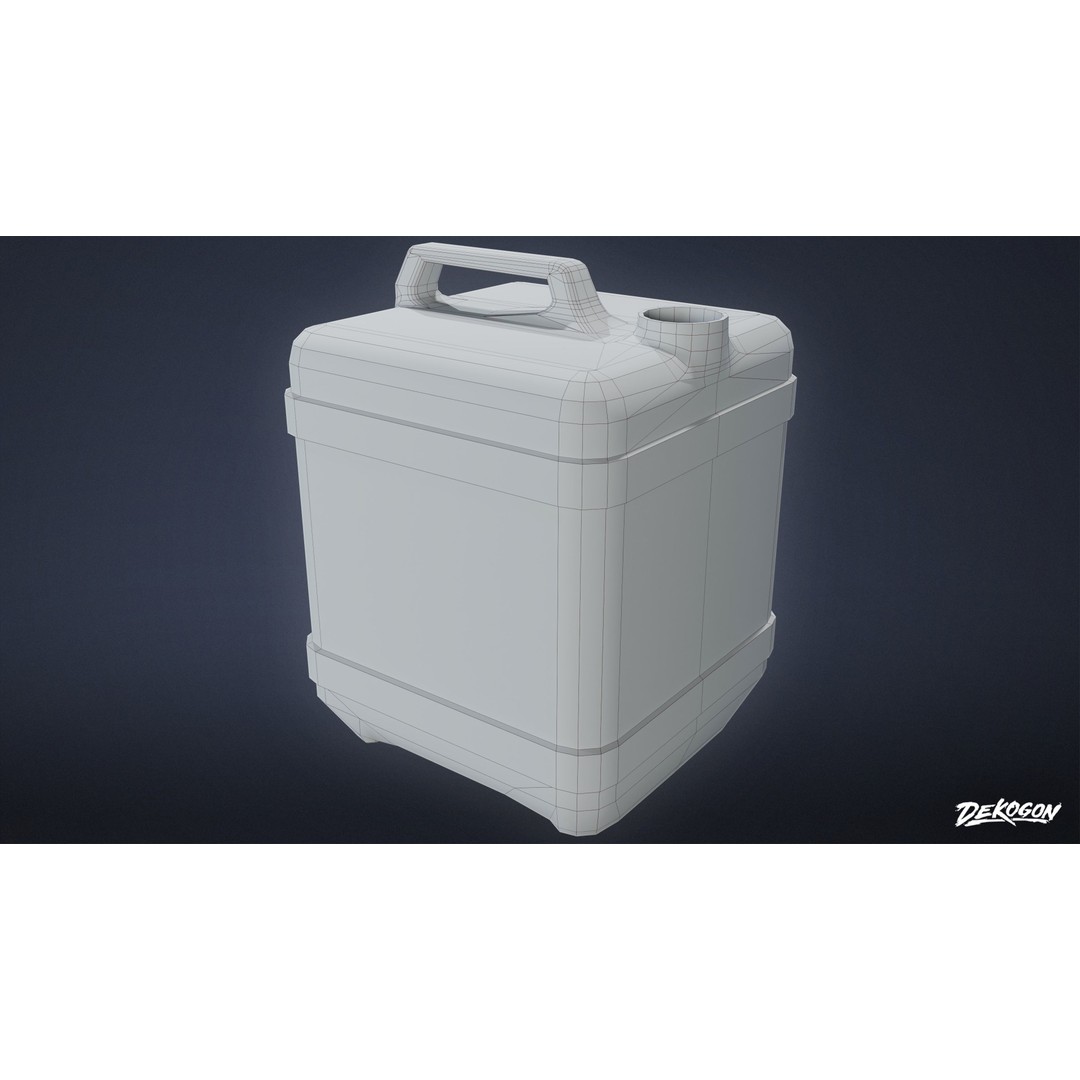 Lab Props 3D Model – Low Poly Game Asset, PBR Textures, FBX - View 19