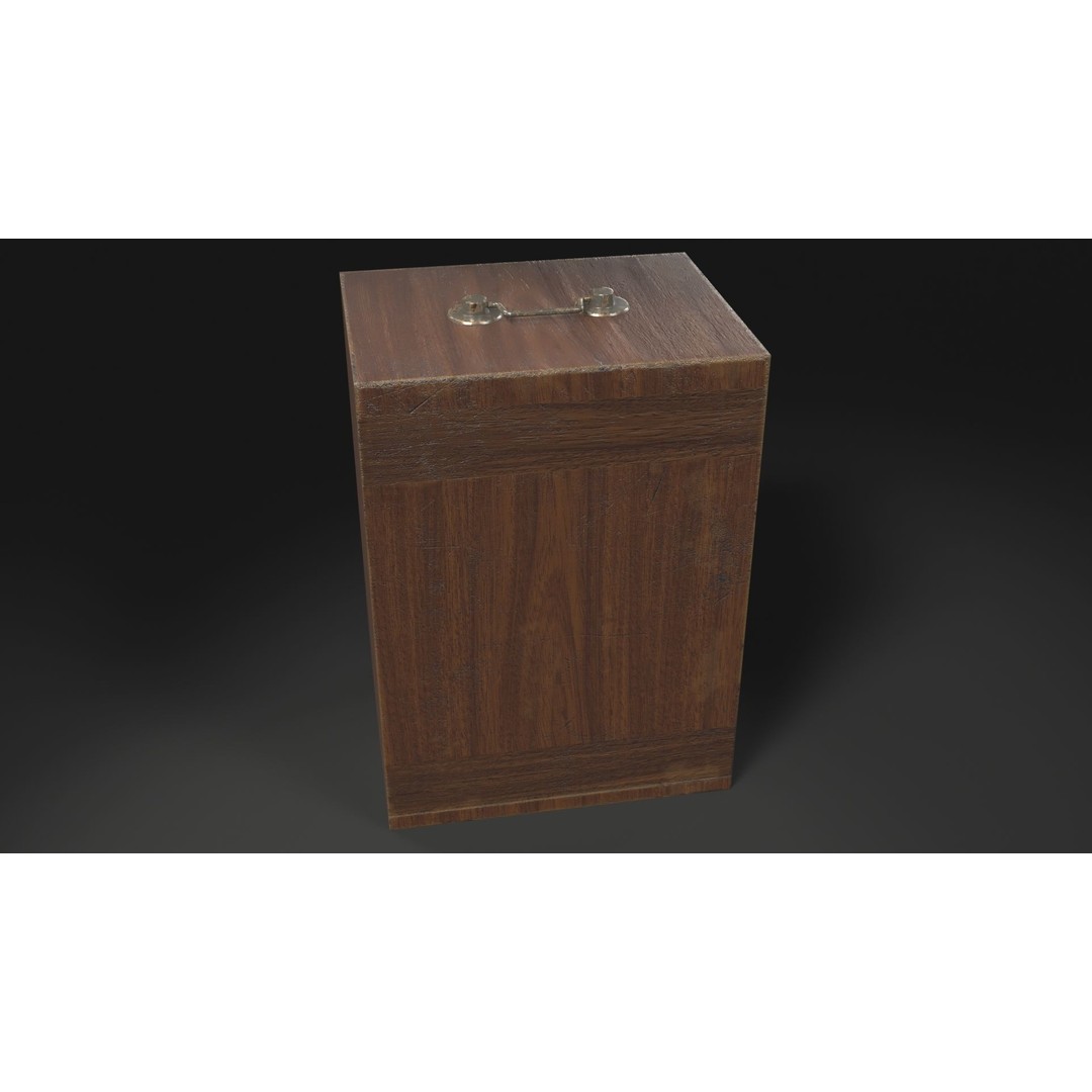 Victorian Microscope 3D Model – Low Poly PBR Asset for Archviz - View 19