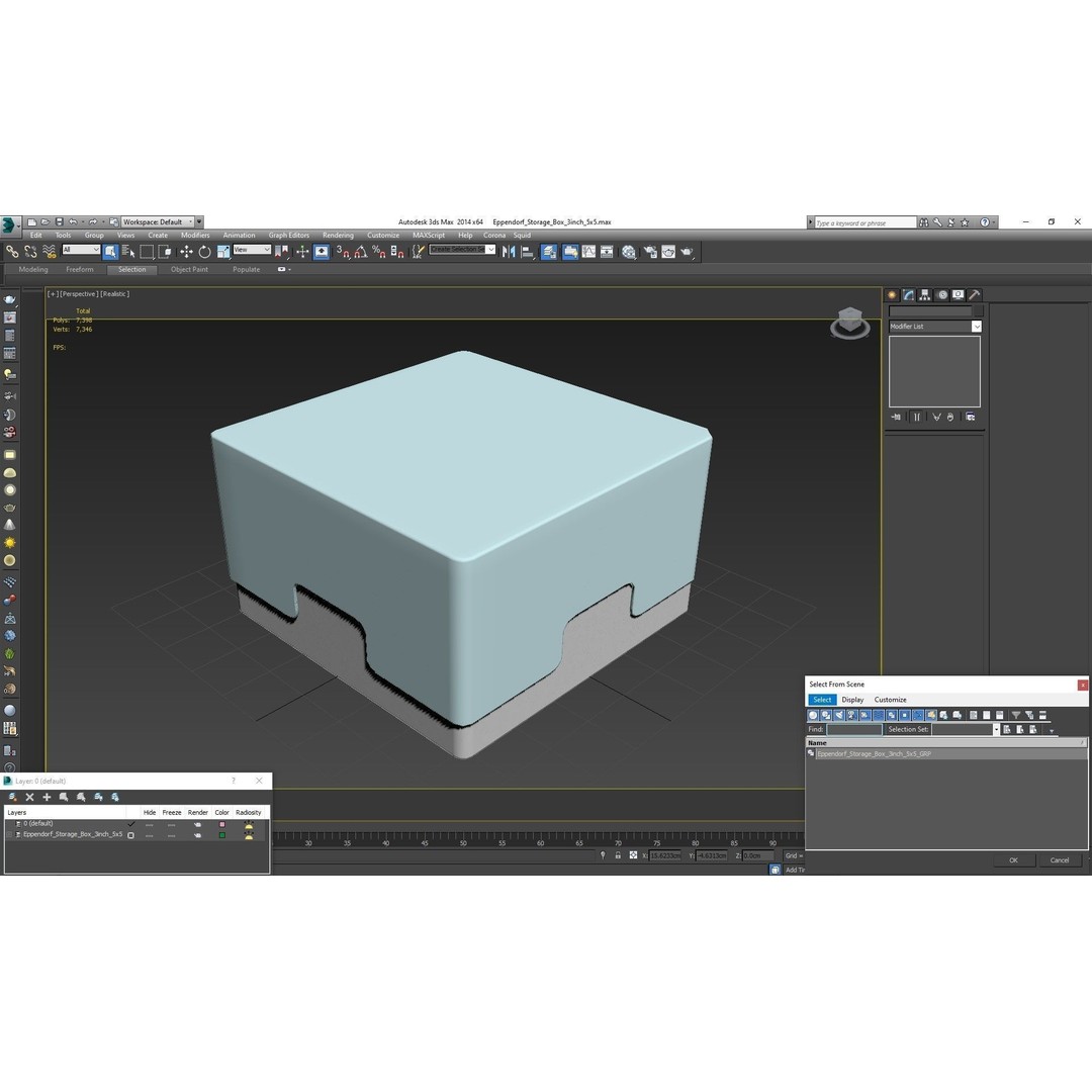 Eppendorf Storage Box 3D Model – Low Poly PBR Asset, FBX, OBJ - View 13