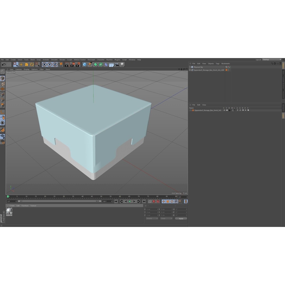 Eppendorf Storage Box 3D Model – Low Poly PBR Asset, FBX, OBJ - View 18