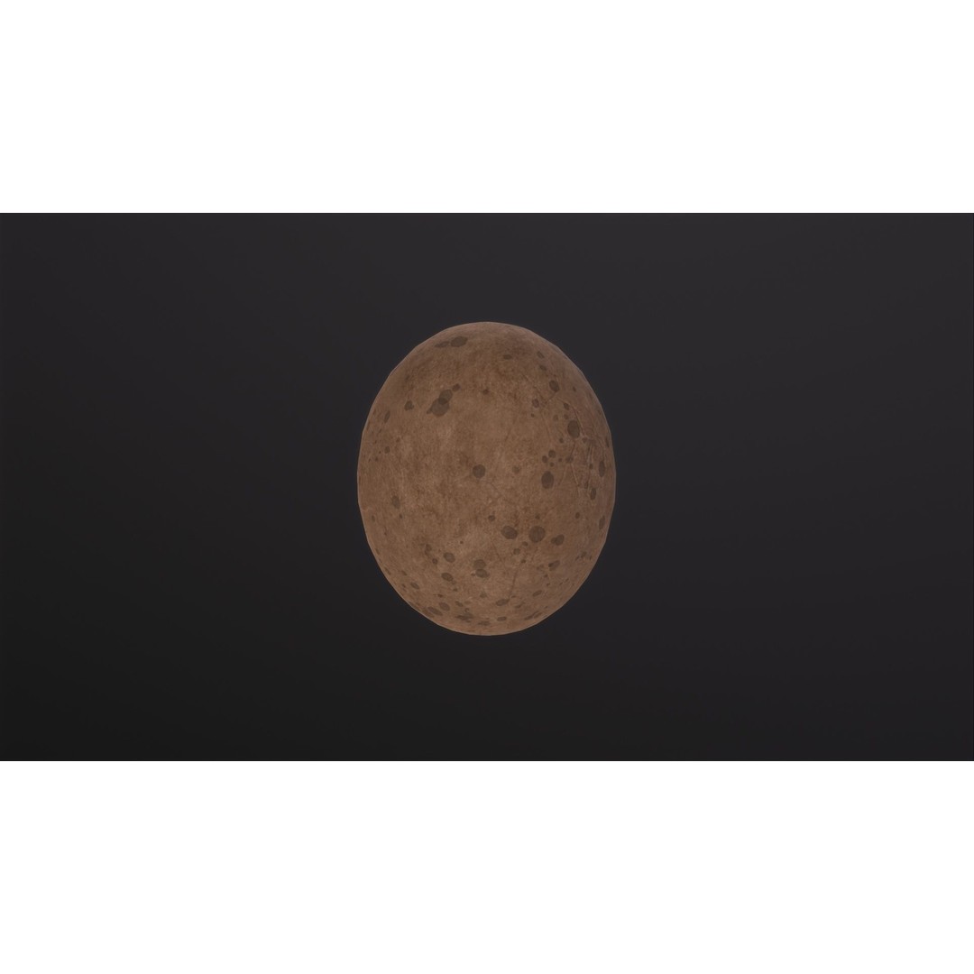 Dinosaur Egg 3D Model – Low Poly Game Ready Asset, FBX, OBJ, Blender - View 7