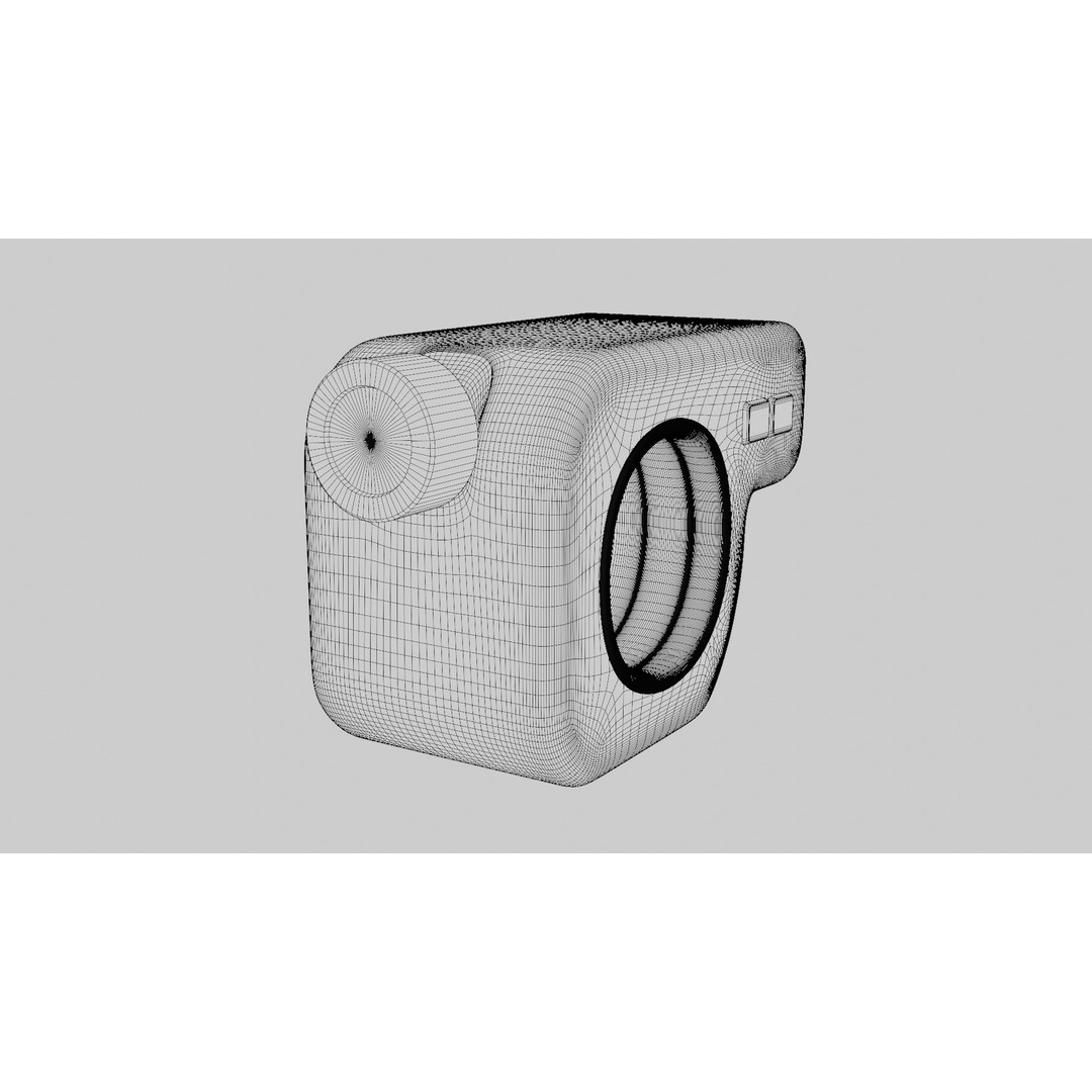 Sci-fi Device 3D Model – PBR Laser Distance Measurer, FBX - View 16