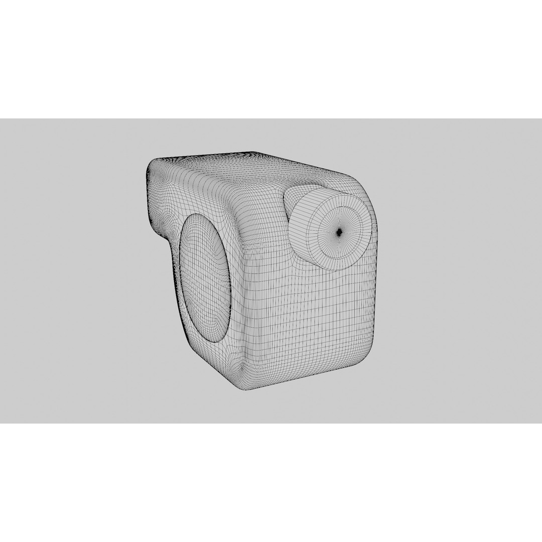 Sci-fi Device 3D Model – PBR Laser Distance Measurer, FBX - View 17