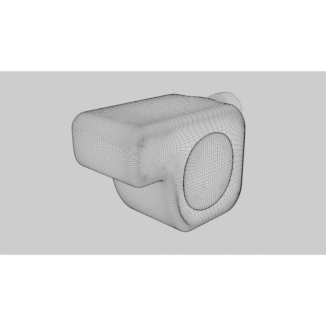 Sci-fi Device 3D Model – PBR Laser Distance Measurer, FBX - View 19