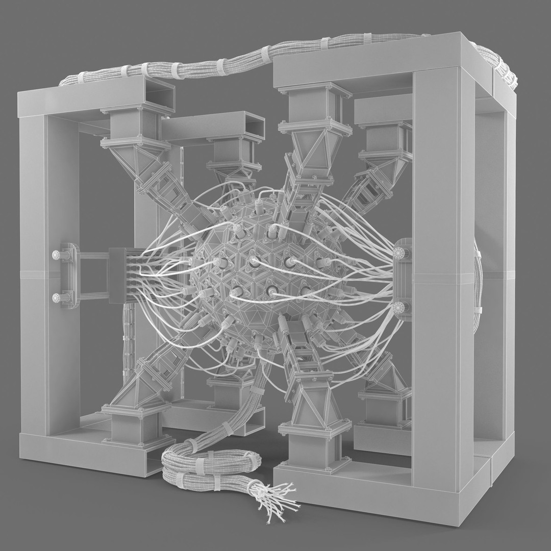 Reactor Core 3D Model – Photorealistic Industrial Asset, PBR Textures