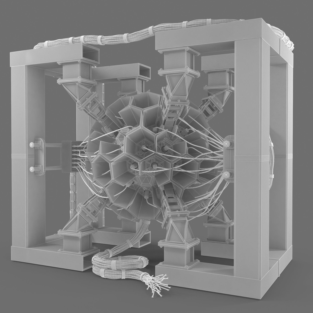 Reactor Core 3D Model – Photorealistic Industrial Asset, PBR Textures - View 11