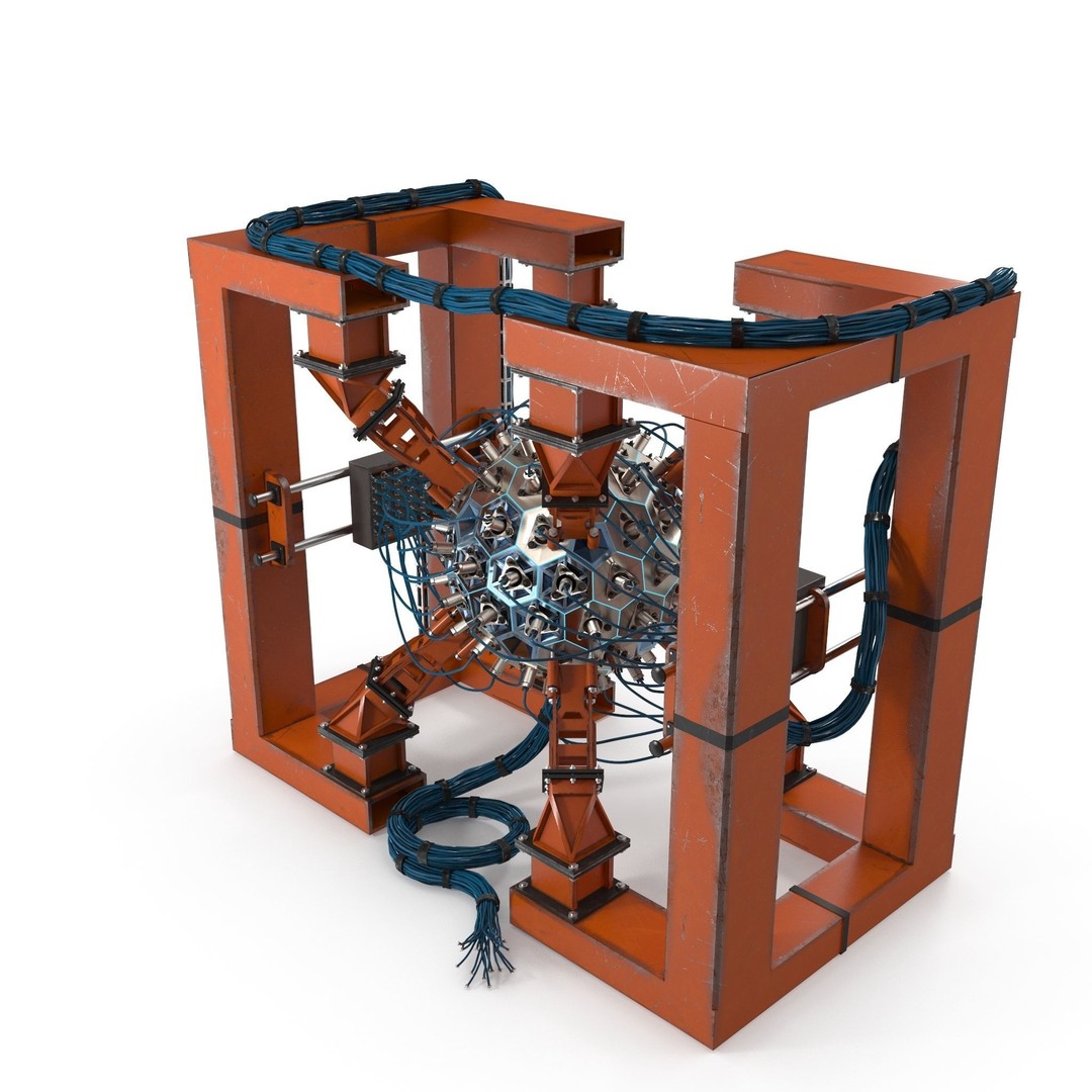 Reactor Core 3D Model – Photorealistic Industrial Asset, PBR Textures - View 12