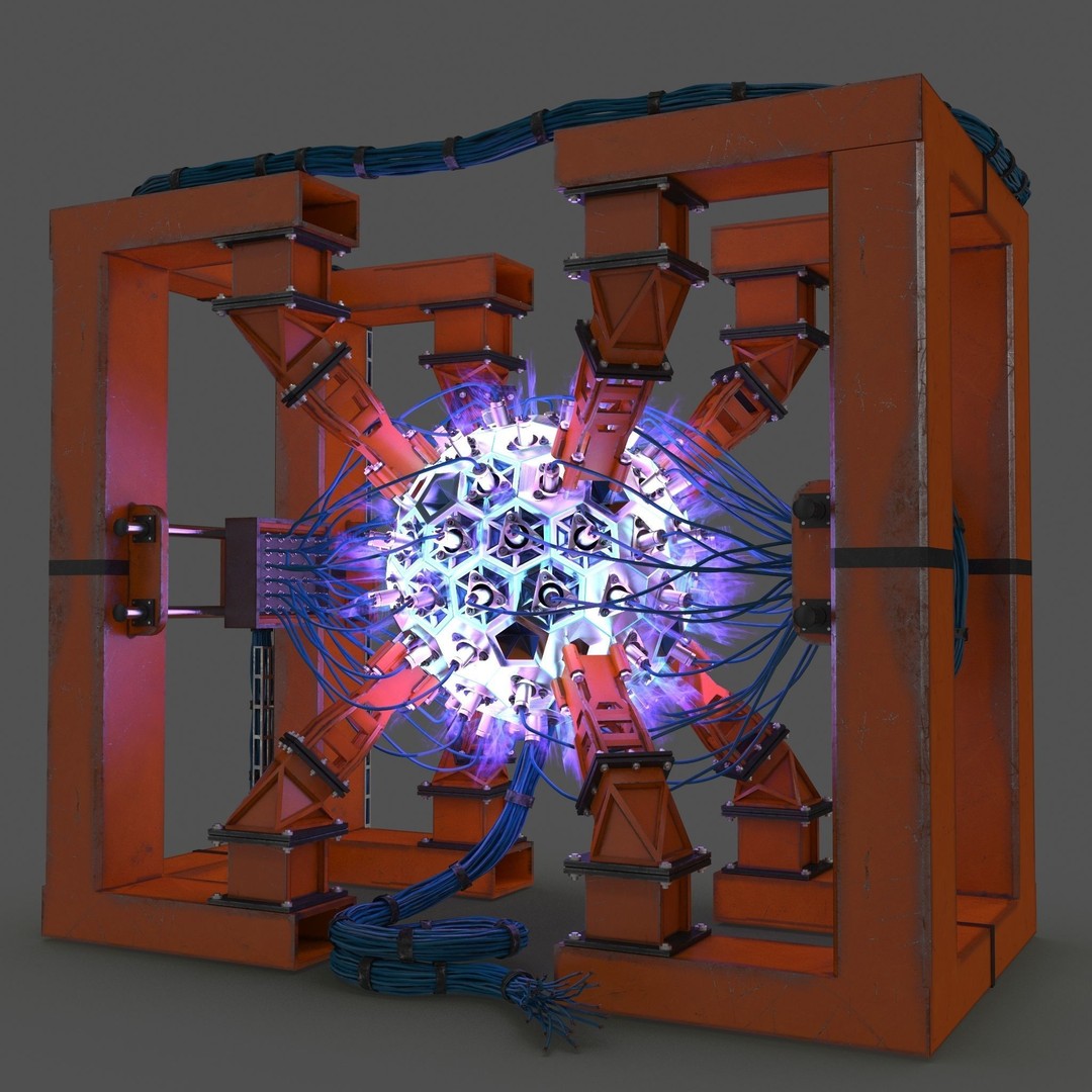 Reactor Core 3D Model – Photorealistic Industrial Asset, PBR Textures - View 15