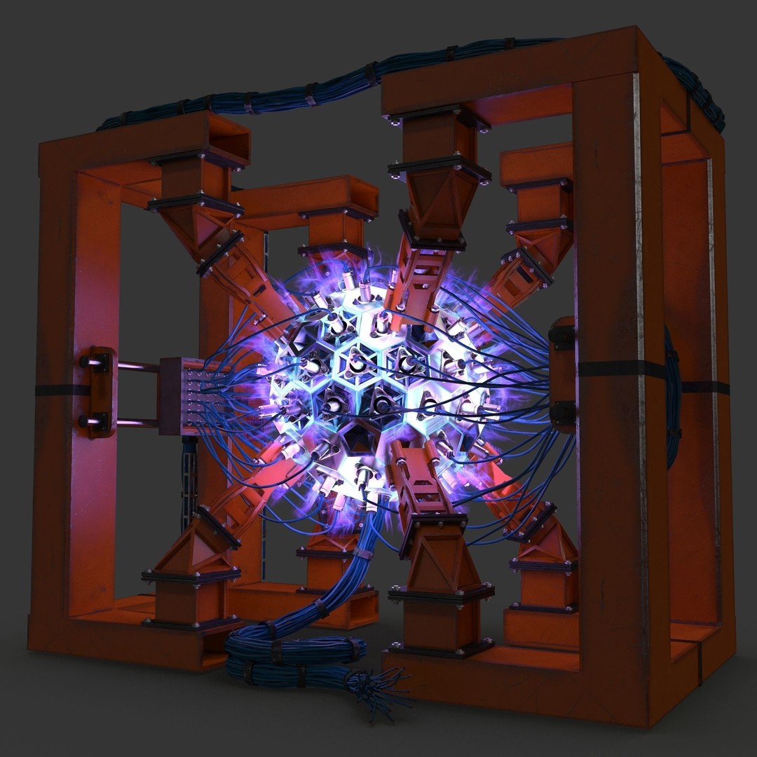 Reactor Core 3D Model – Photorealistic Industrial Asset, PBR Textures - View 3