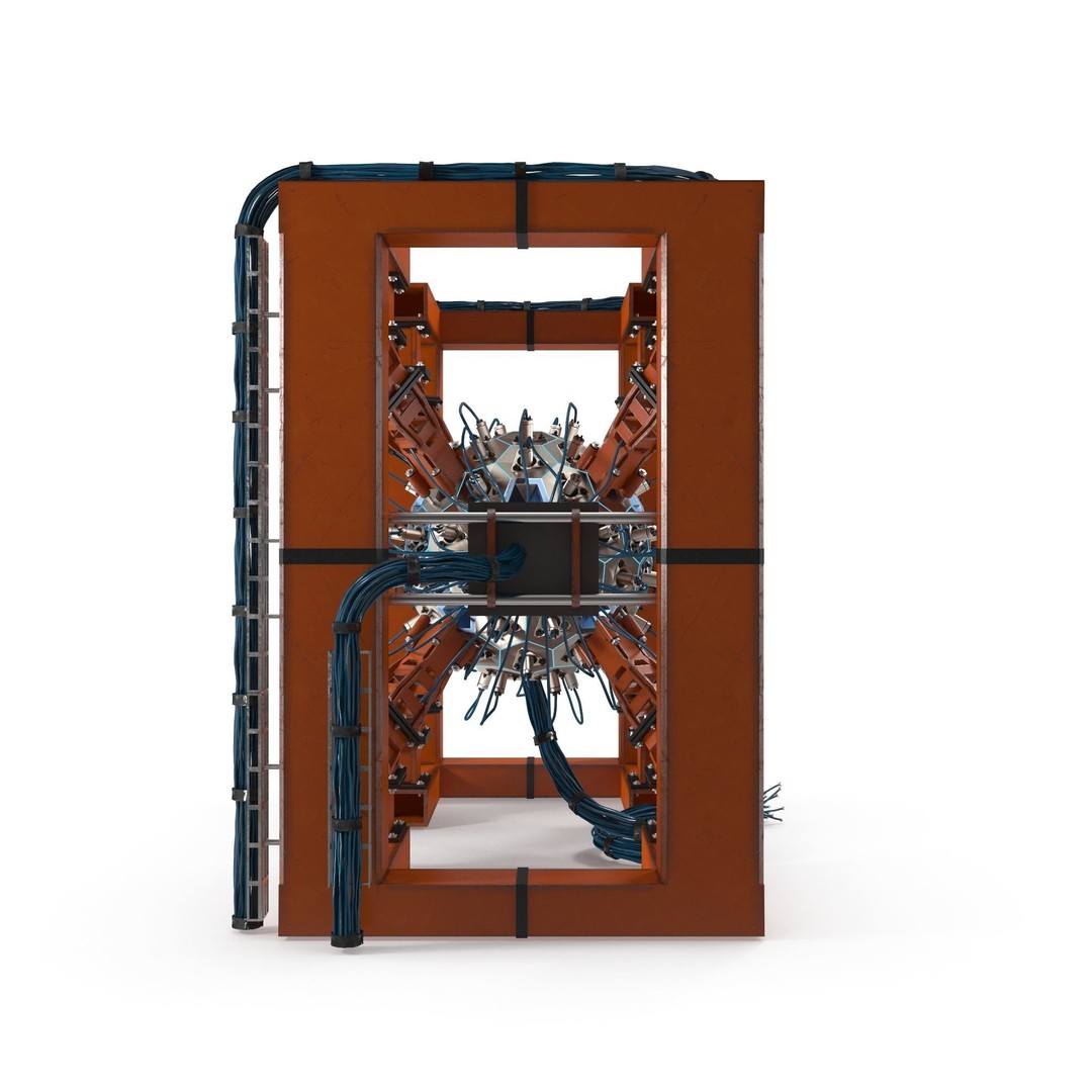 Reactor Core 3D Model – Photorealistic Industrial Asset, PBR Textures - View 4