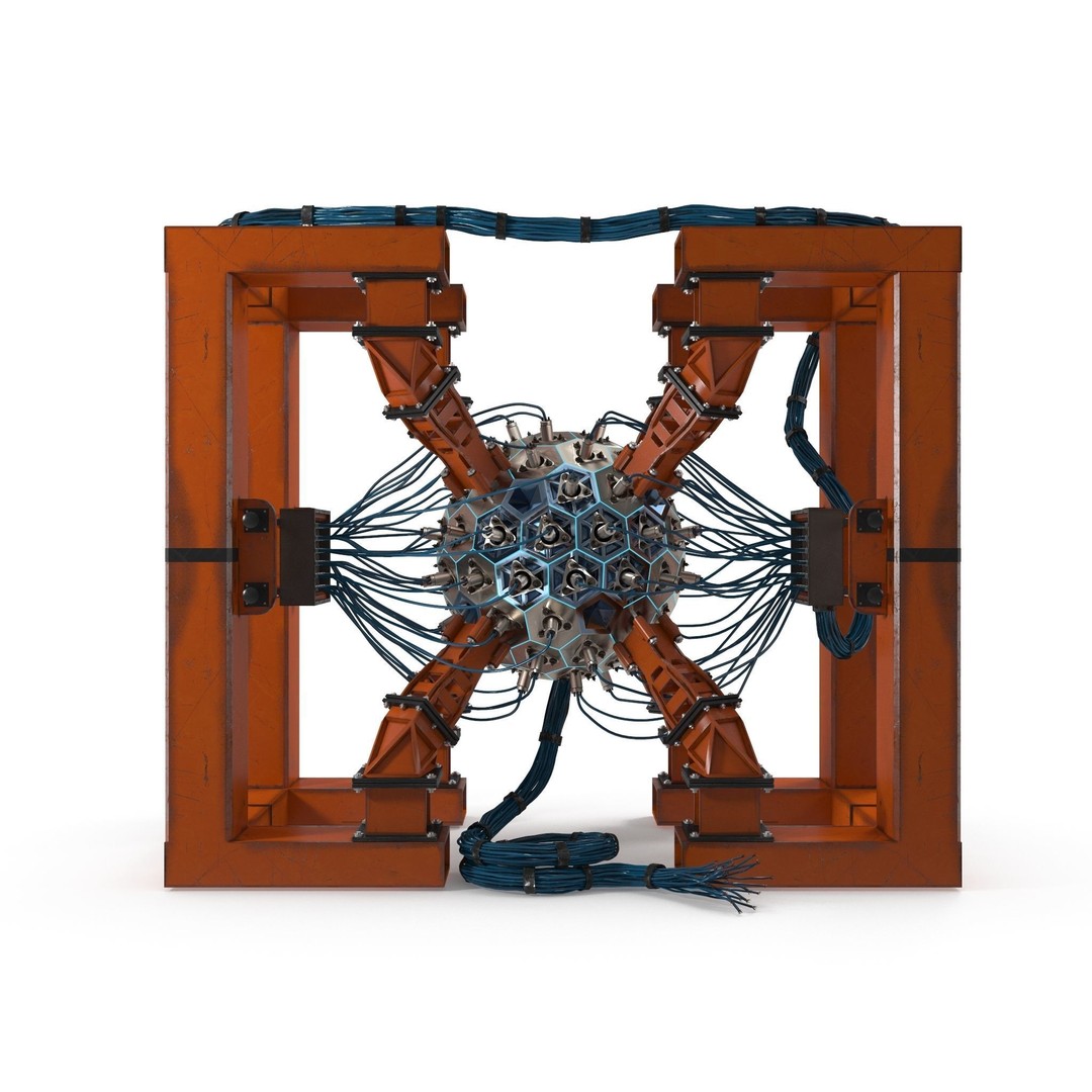 Reactor Core 3D Model – Photorealistic Industrial Asset, PBR Textures - View 5
