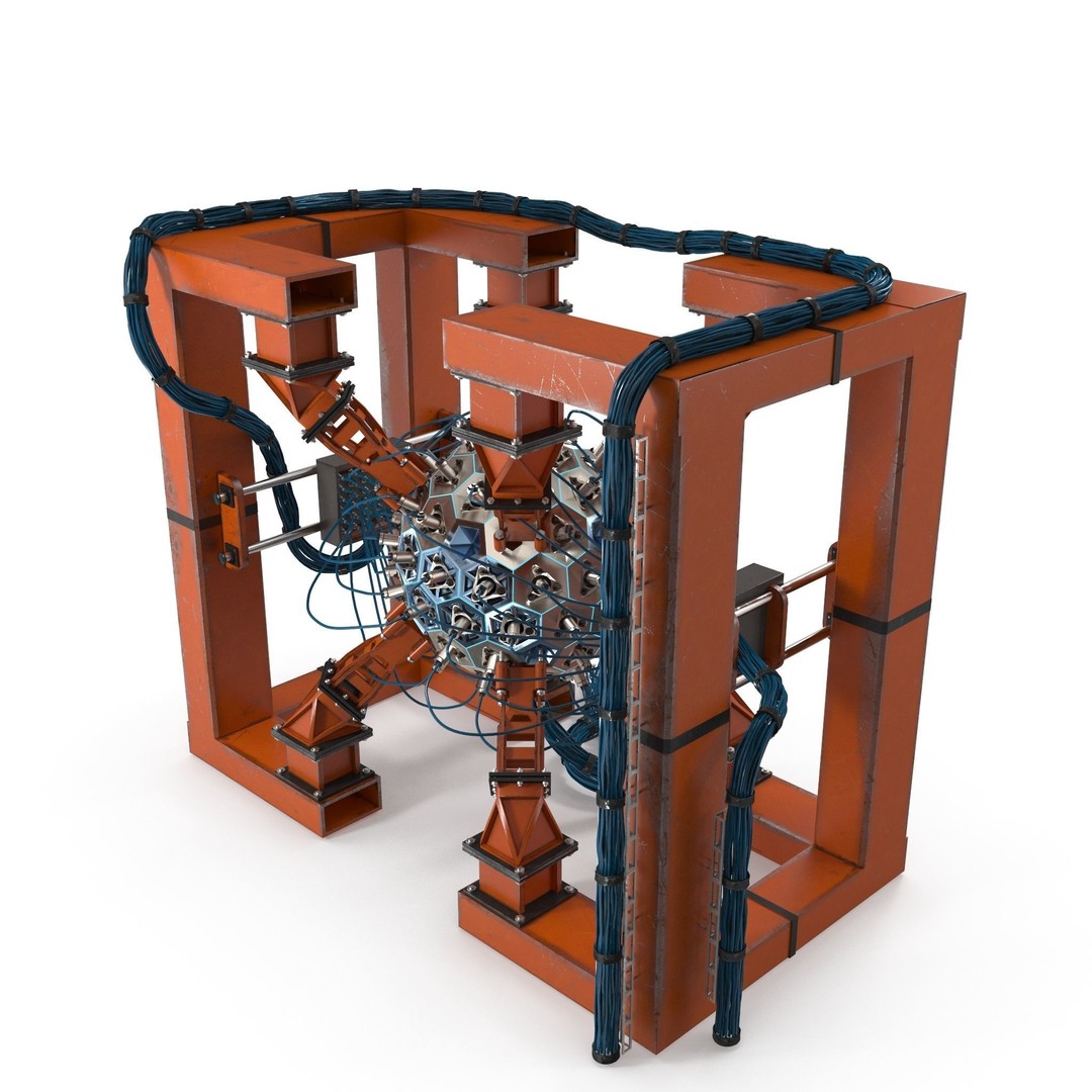 Reactor Core 3D Model – Photorealistic Industrial Asset, PBR Textures - View 8
