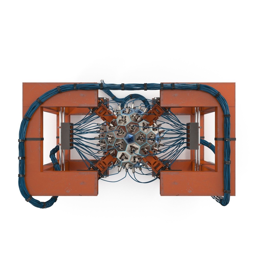 Reactor Core 3D Model – Photorealistic Industrial Asset, PBR Textures - View 9