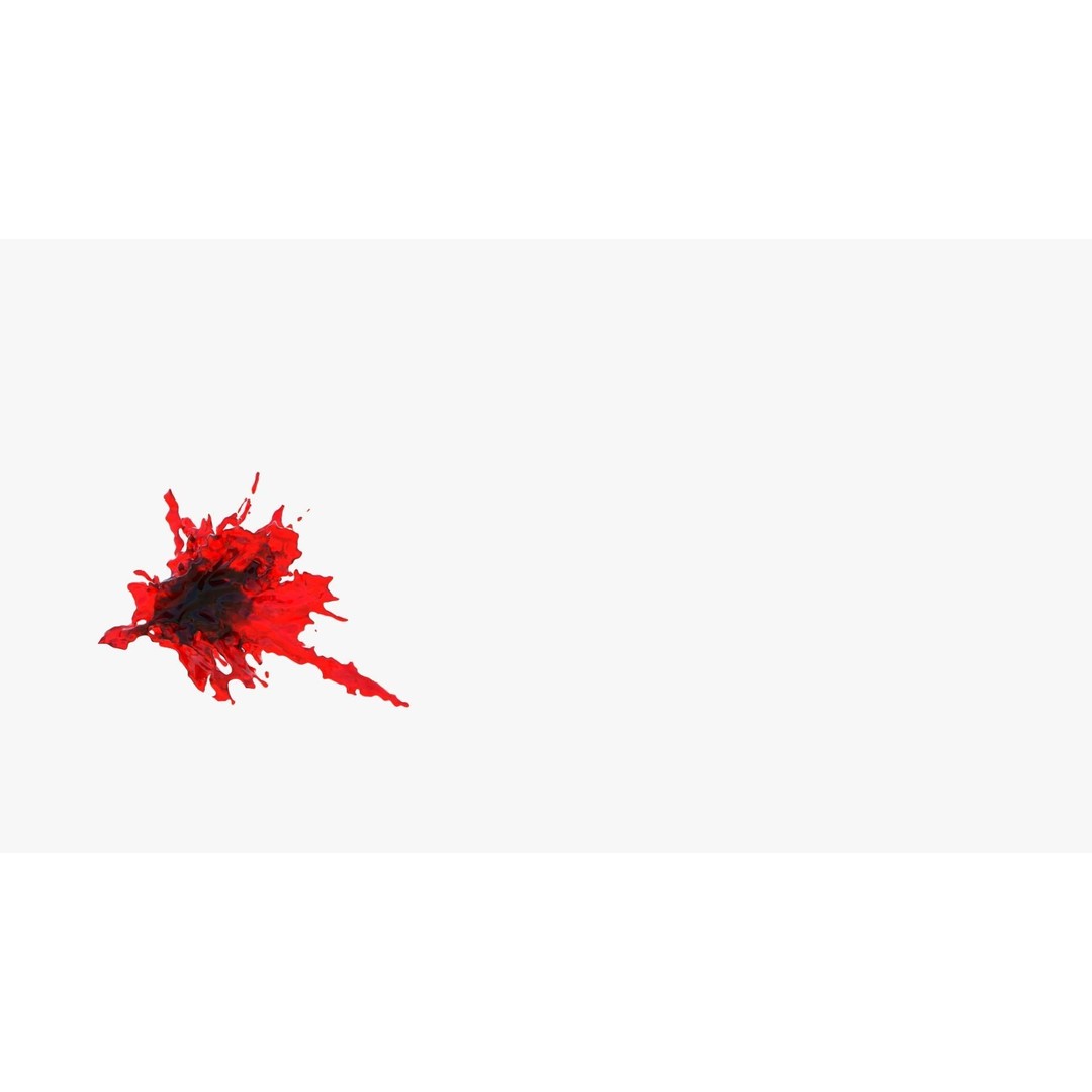Animated Blood Burst 3D Model – VFX Simulation for Blender - View 4