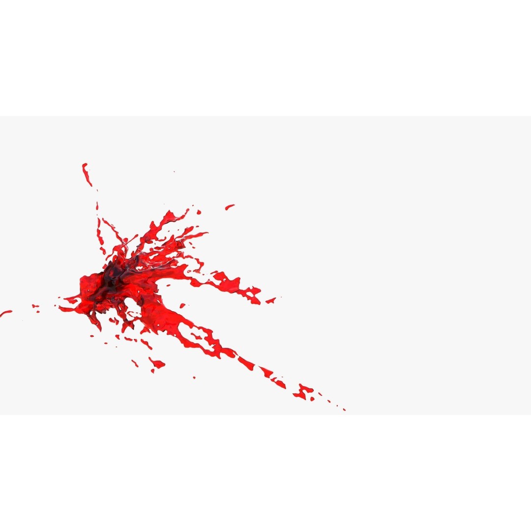 Animated Blood Burst 3D Model – VFX Simulation for Blender - View 5