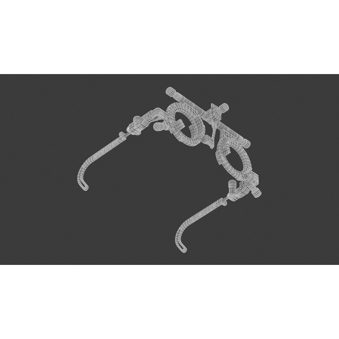 Medical Trial Frame 3D Model – High Quality Optometry Equipment, FBX