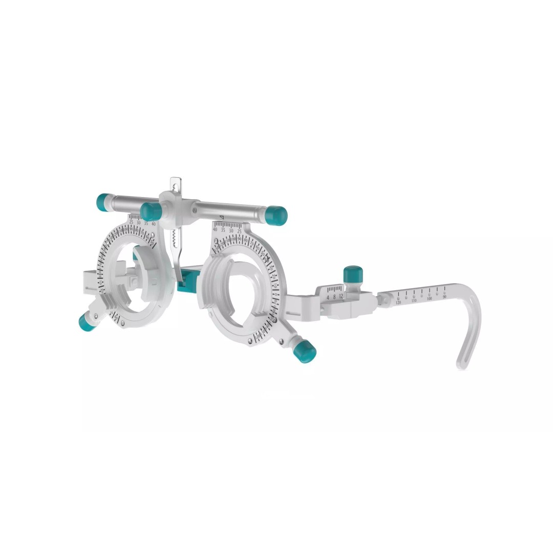 Medical Trial Frame 3D Model – High Quality Optometry Equipment, FBX - View 2
