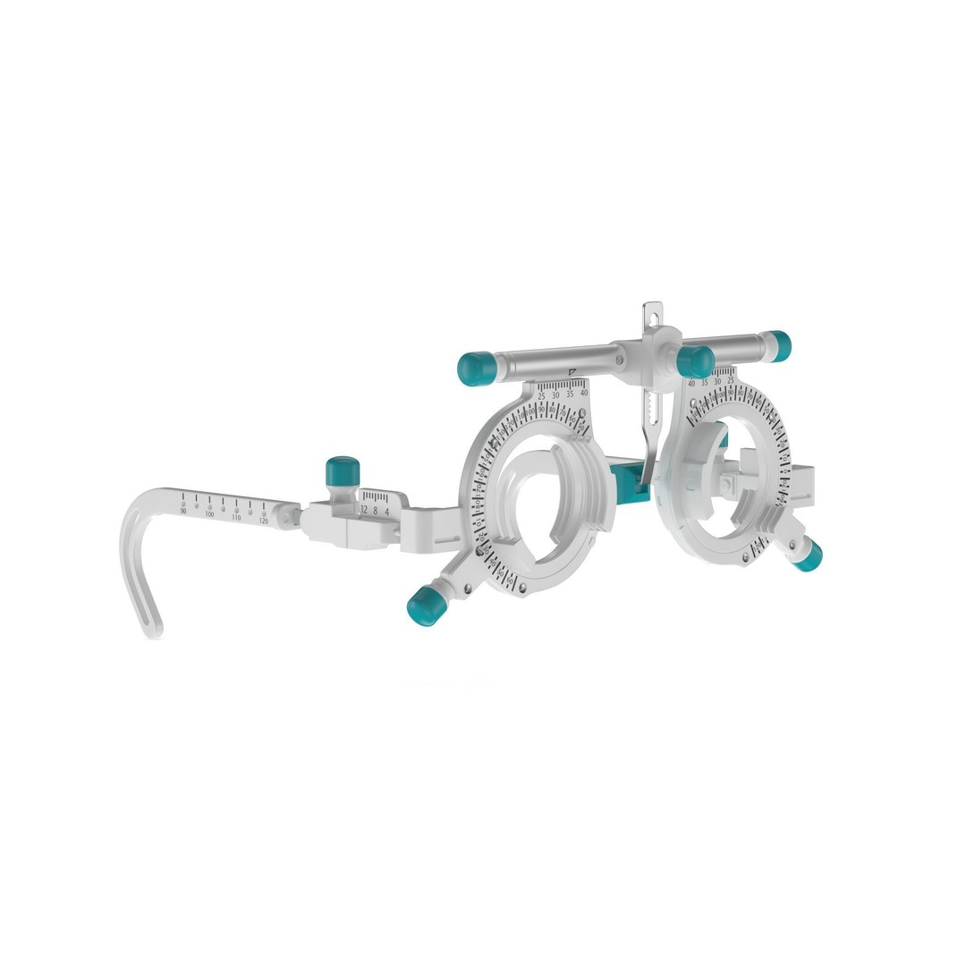 Medical Trial Frame 3D Model – High Quality Optometry Equipment, FBX - View 4