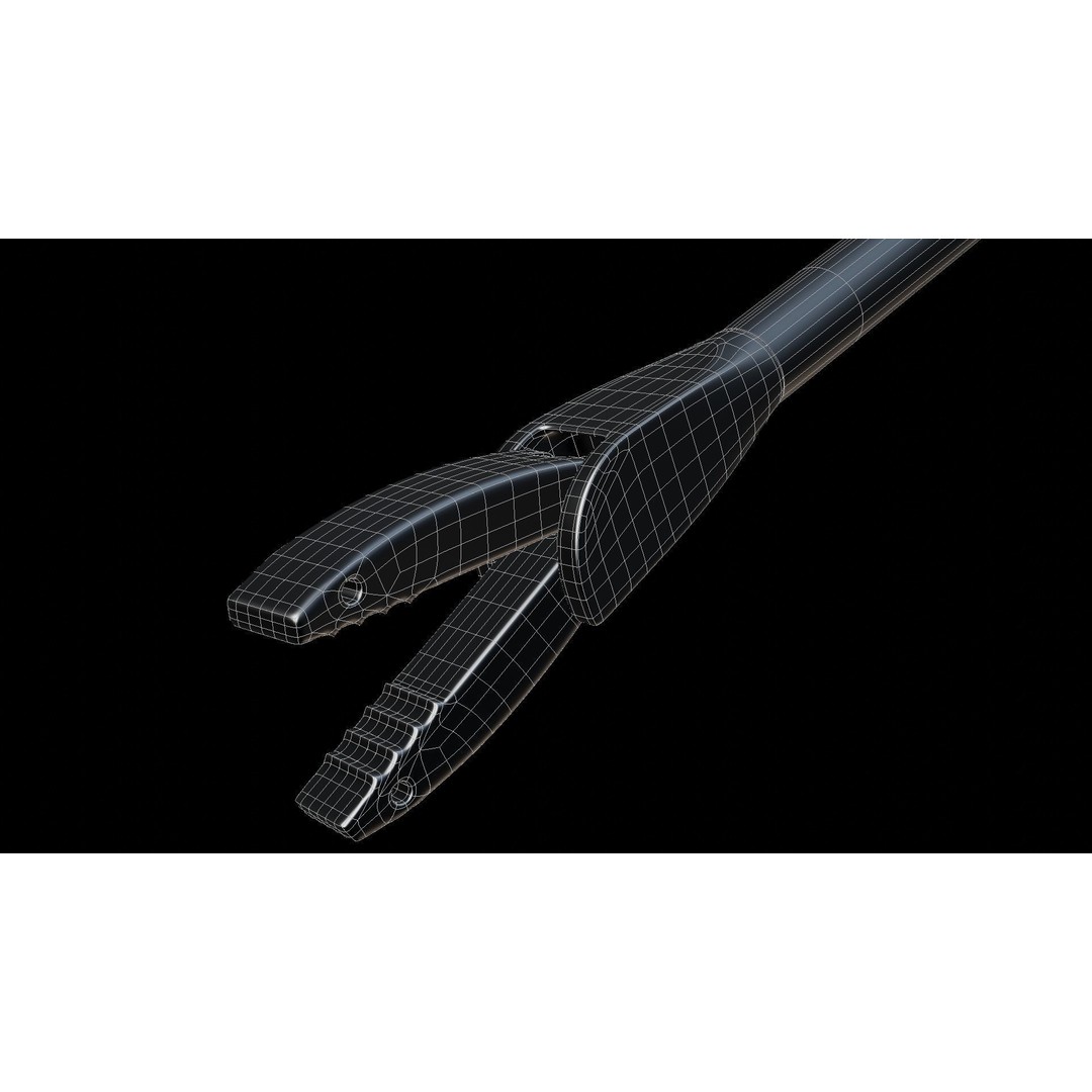 Medical Grasper 3D Model – High Poly Surgical Tool, FBX