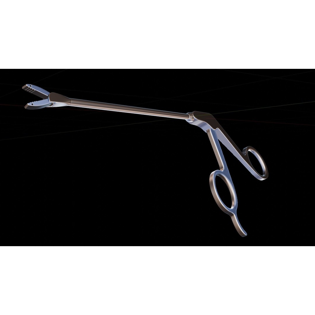 Medical Grasper 3D Model – High Poly Surgical Tool, FBX - View 11