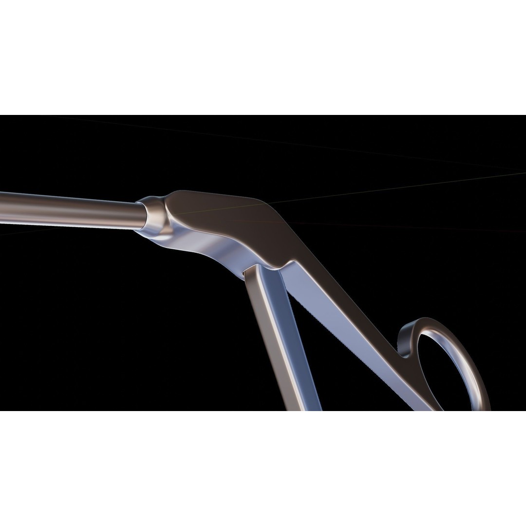 Medical Grasper 3D Model – High Poly Surgical Tool, FBX - View 12