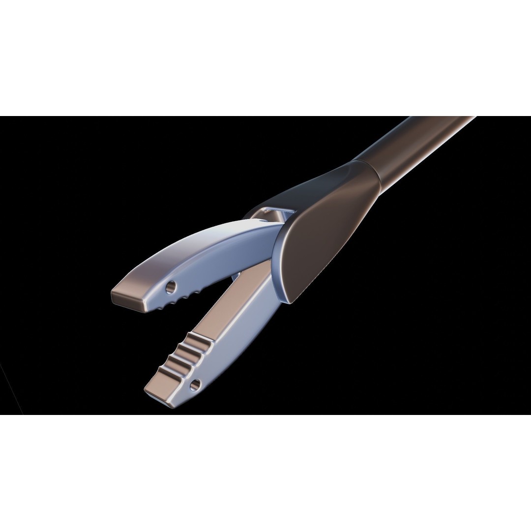 Medical Grasper 3D Model – High Poly Surgical Tool, FBX - View 14
