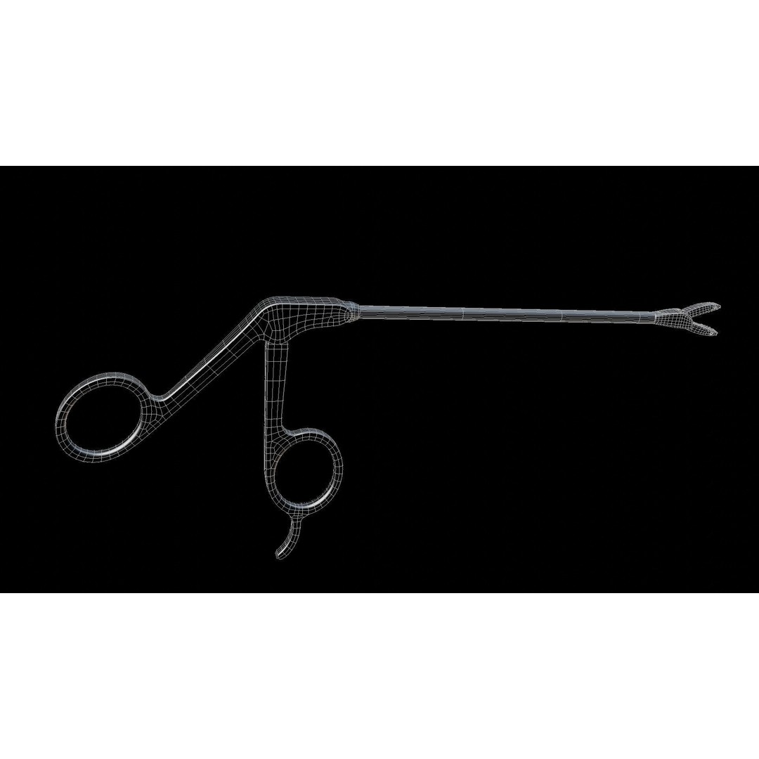 Medical Grasper 3D Model – High Poly Surgical Tool, FBX - View 15