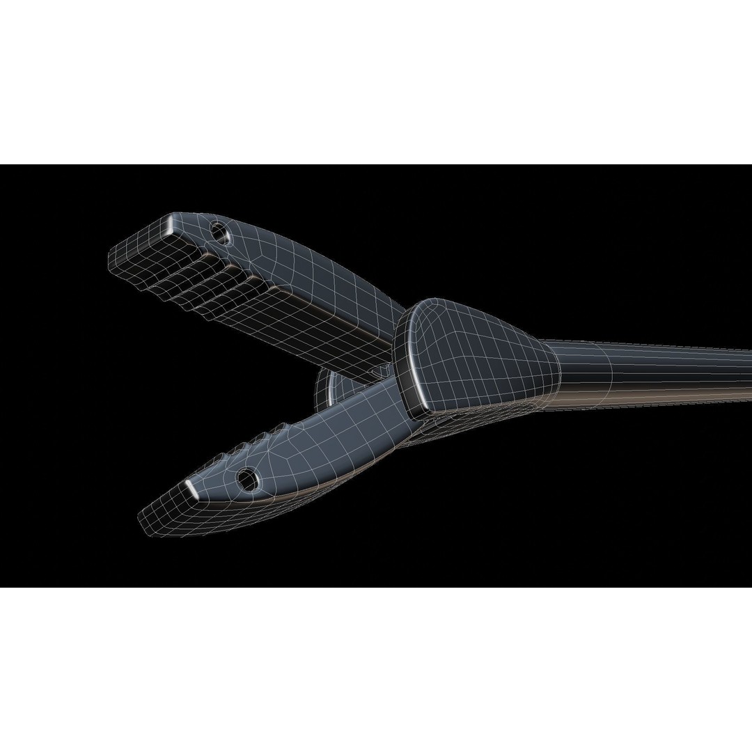Medical Grasper 3D Model – High Poly Surgical Tool, FBX - View 19