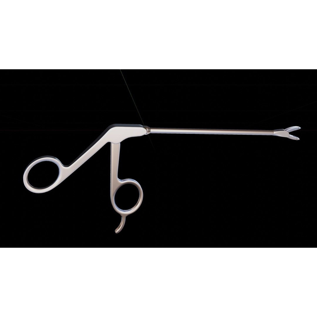 Medical Grasper 3D Model – High Poly Surgical Tool, FBX - View 9