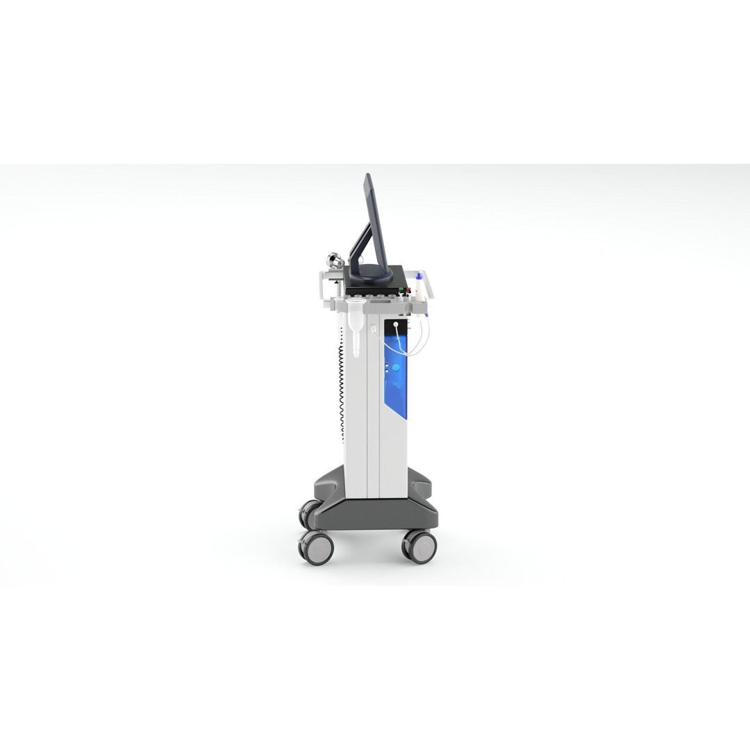 Medical Mobile Workbench 3D Model – Detailed Textured Scene, FBX - View 4