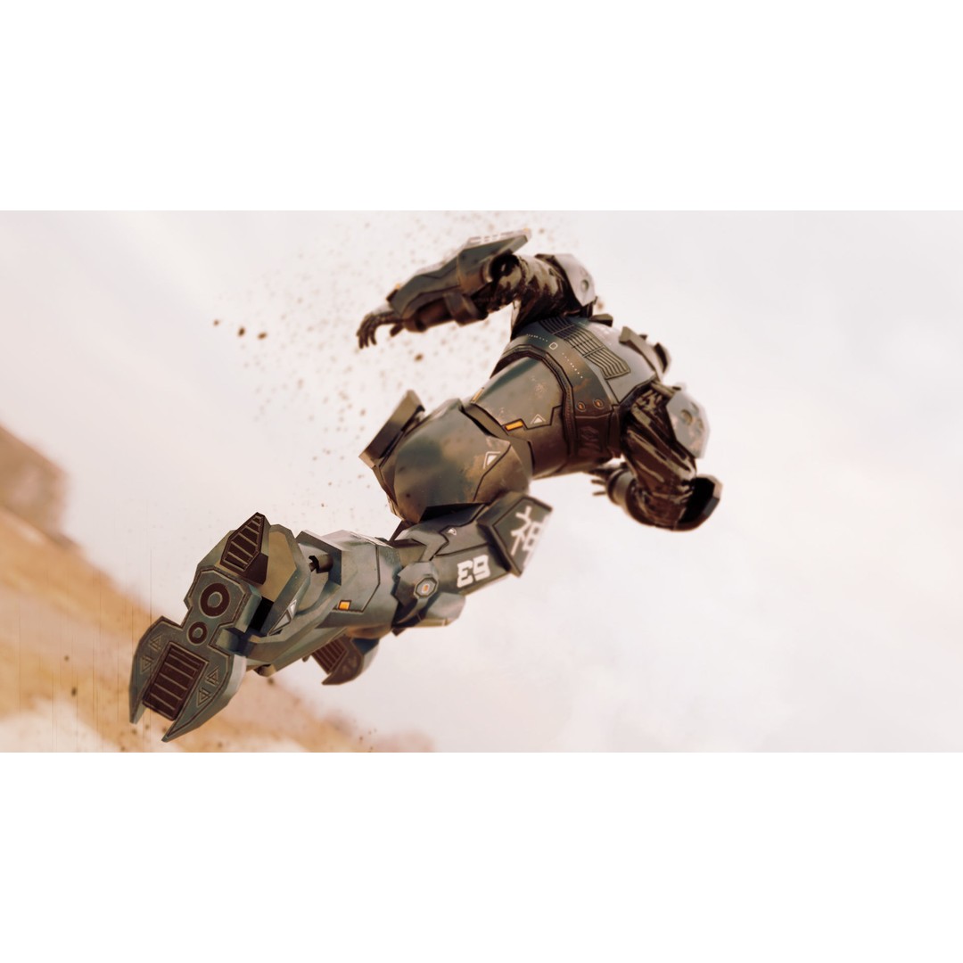 Low Poly Robot 3D Model – Sci-Fi Character, Rigged, PBR, FBX - View 6