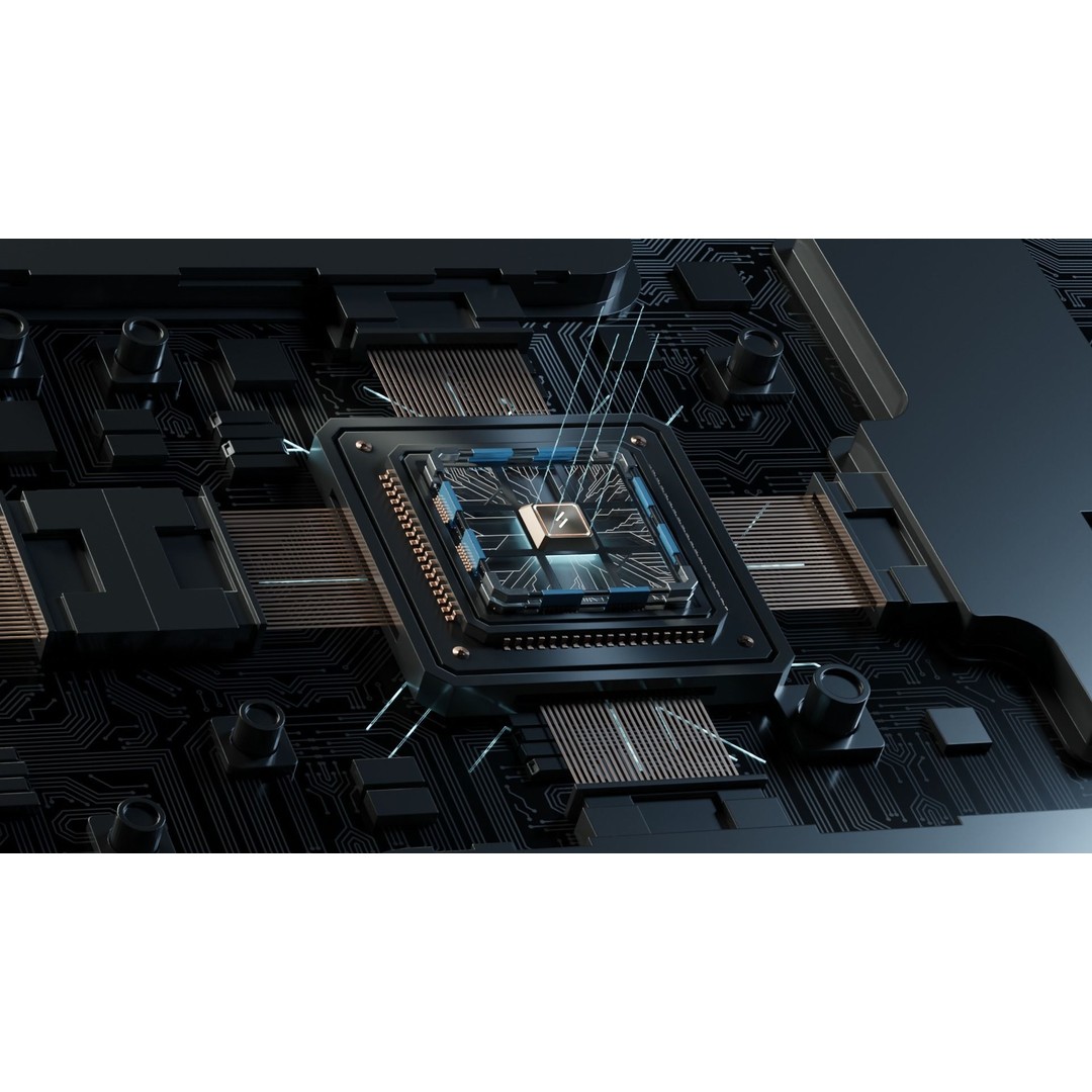 Circuit Board 3D Model – Stylized Animated Asset, Blender, FBX, OBJ - View 3