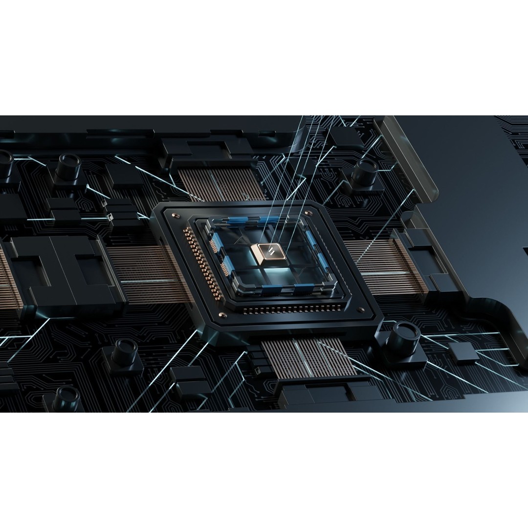 Circuit Board 3D Model – Stylized Animated Asset, Blender, FBX, OBJ - View 4