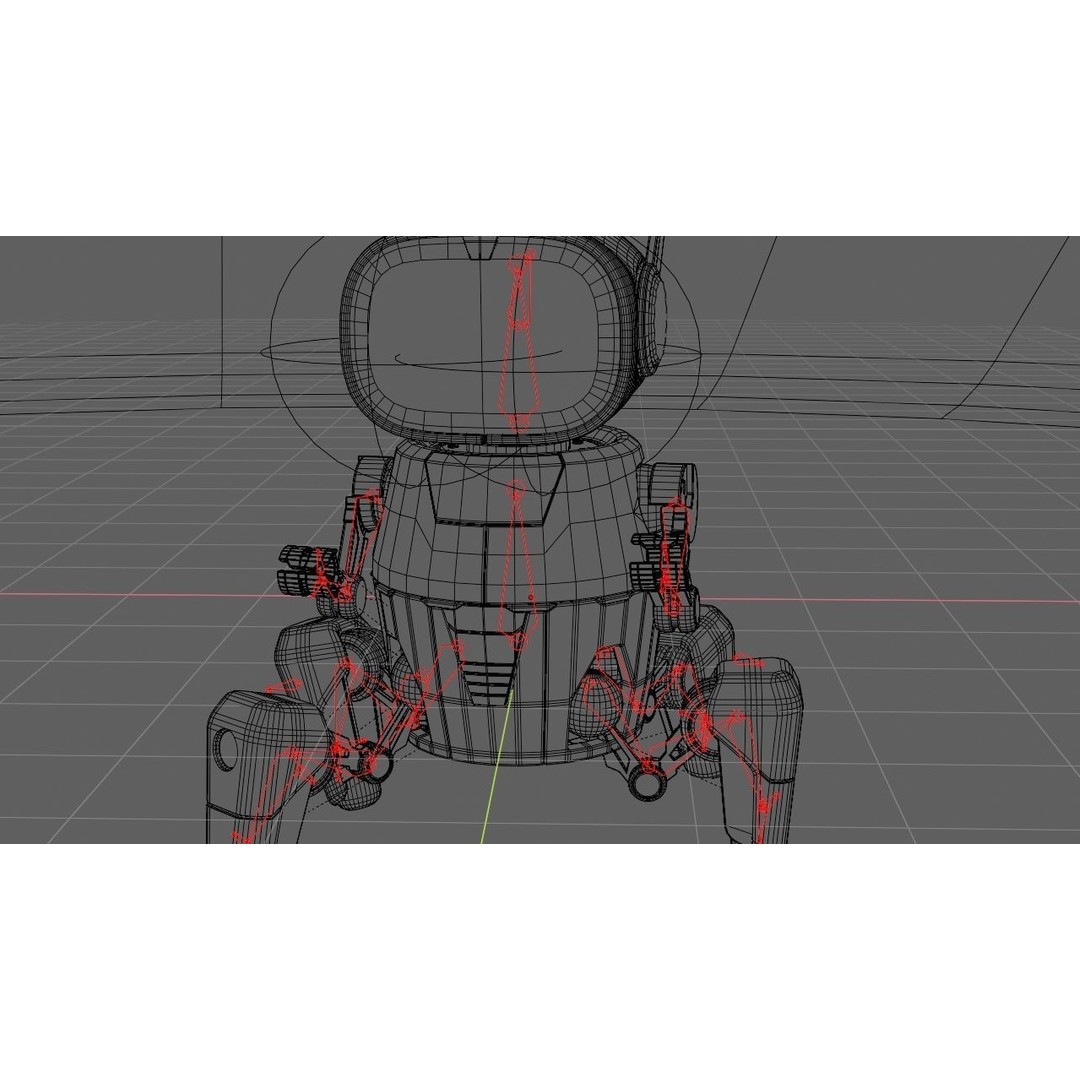 Toy Robot 3D Model – Rigged Animated Character, FBX & OBJ - View 17