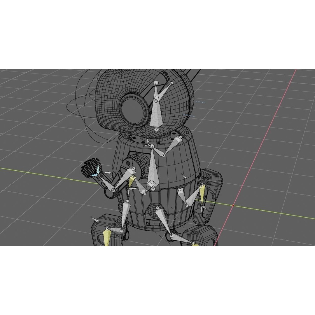 Toy Robot 3D Model – Rigged Animated Character, FBX & OBJ - View 20