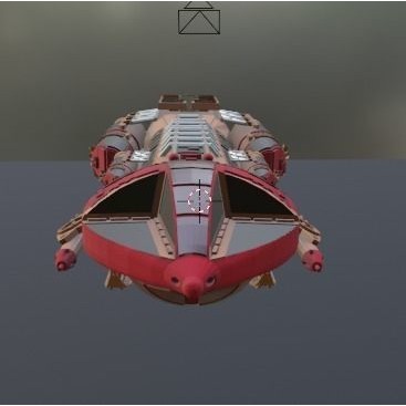 Sci-Fi Spaceship 3D Model – Low Poly Rigged Asset, FBX, PBR - View 16
