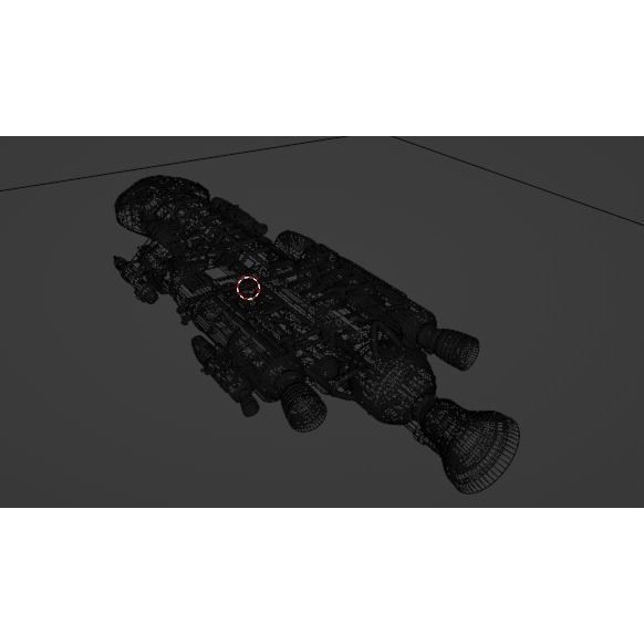 Sci-Fi Spaceship 3D Model – Low Poly Rigged Asset, FBX, PBR - View 31
