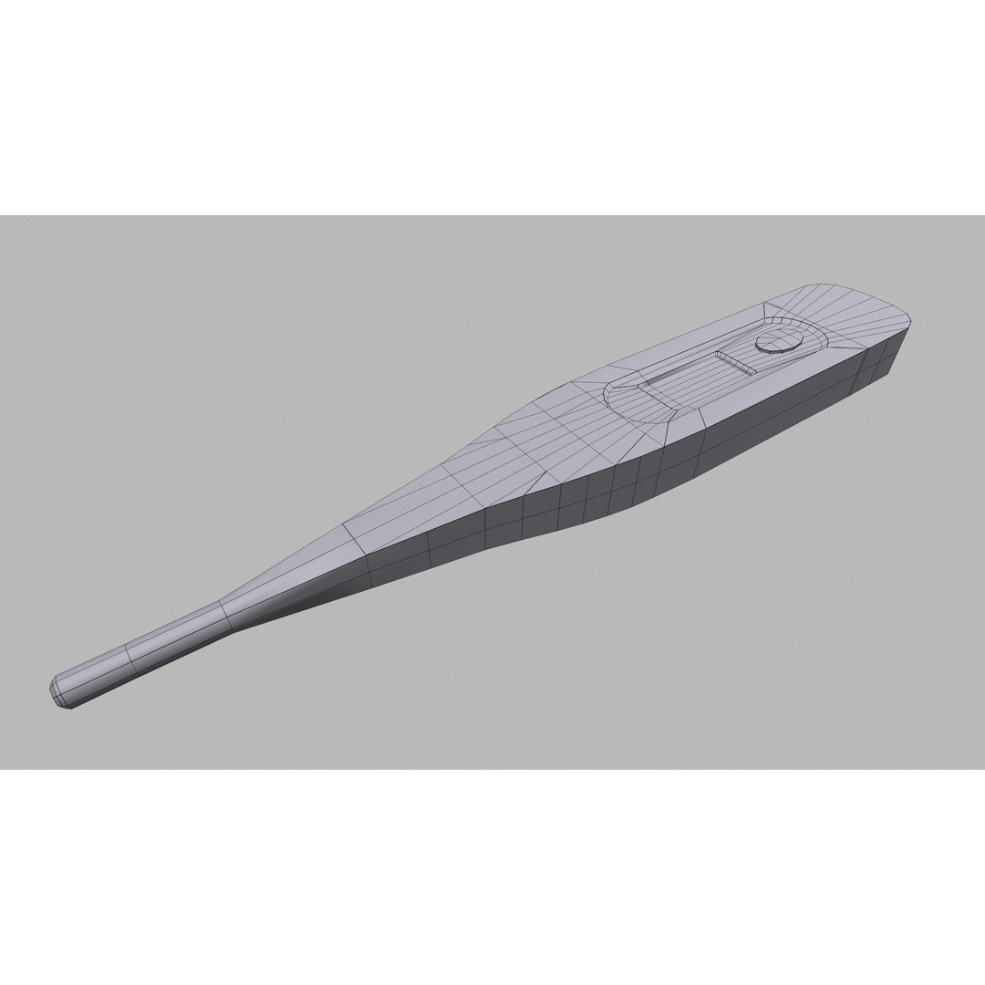 Low Poly Thermometer 3D Model – Optimized Game Asset, FBX, OBJ, PBR - View 20
