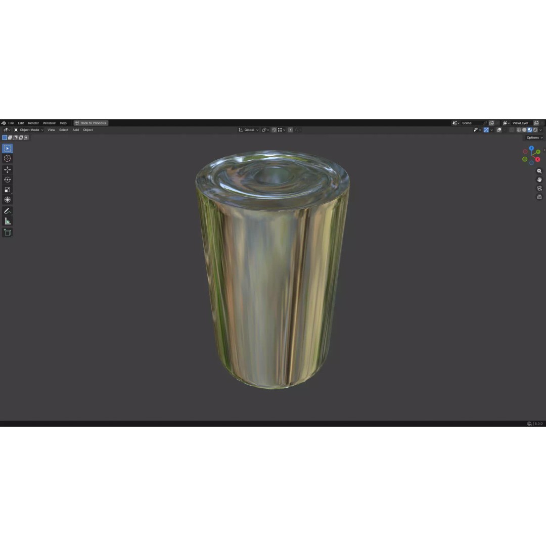 Injection Vial 3D Model – Low Poly PBR Asset for Medical Use - View 27