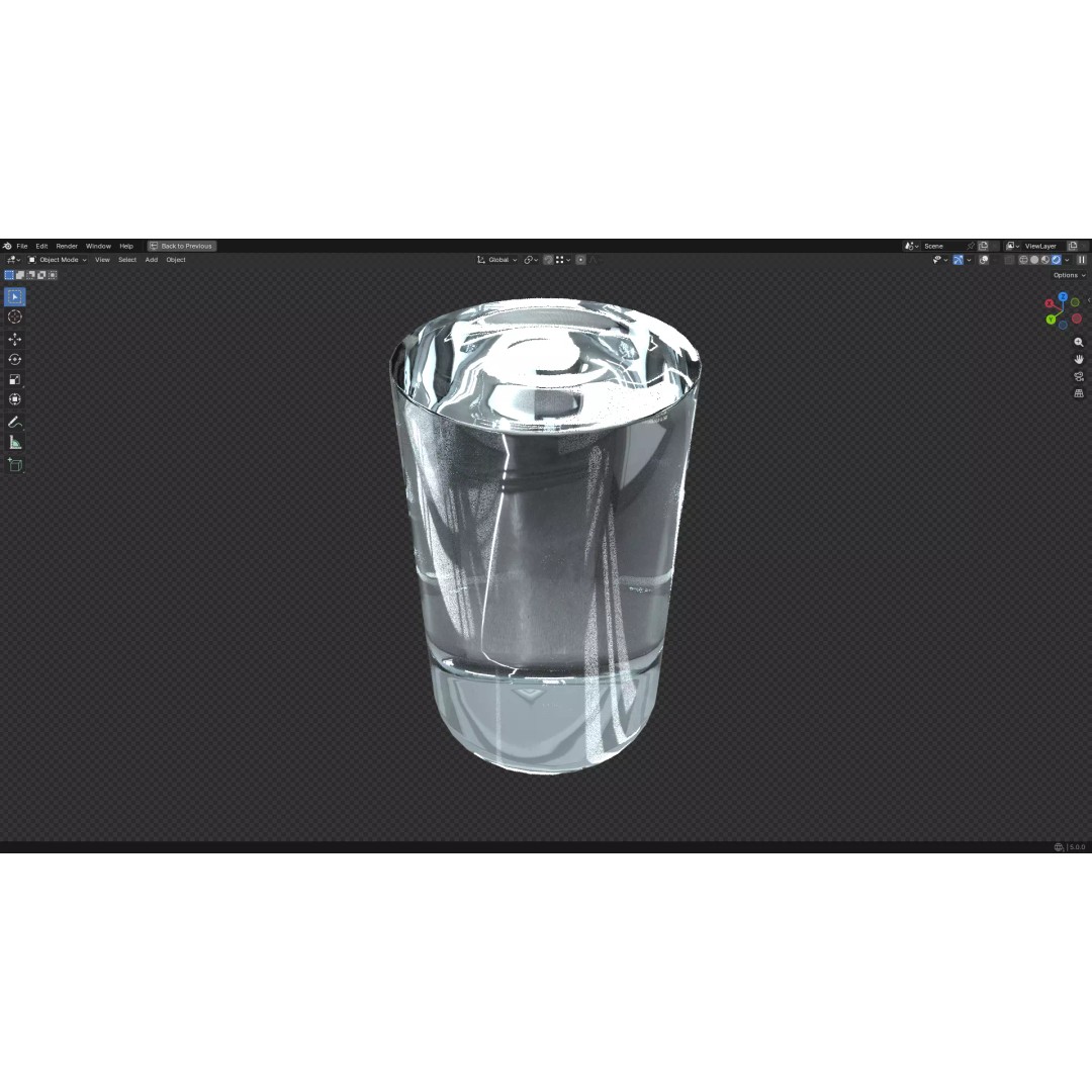 Injection Vial 3D Model – Low Poly PBR Asset for Medical Use - View 28