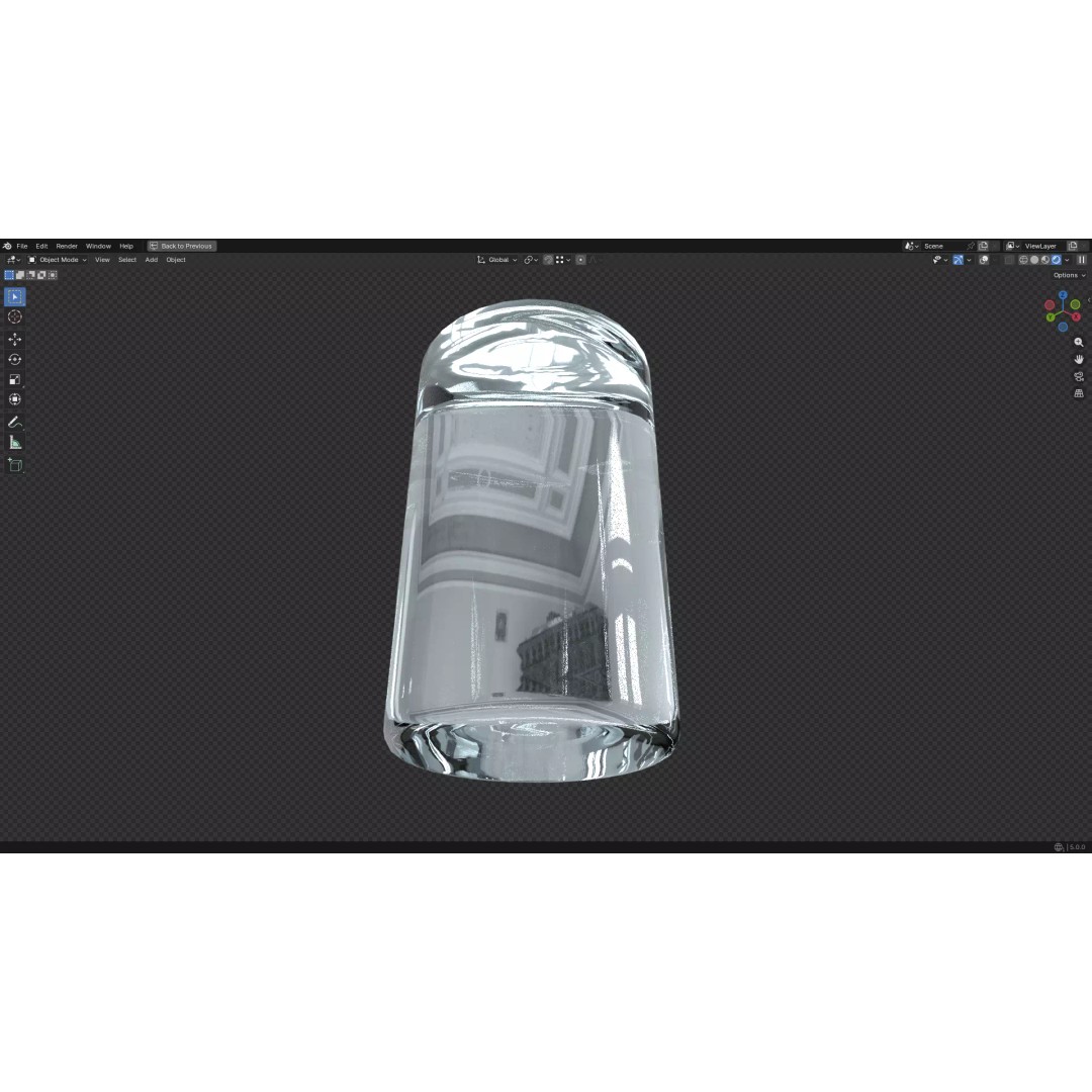 Injection Vial 3D Model – Low Poly PBR Asset for Medical Use - View 29