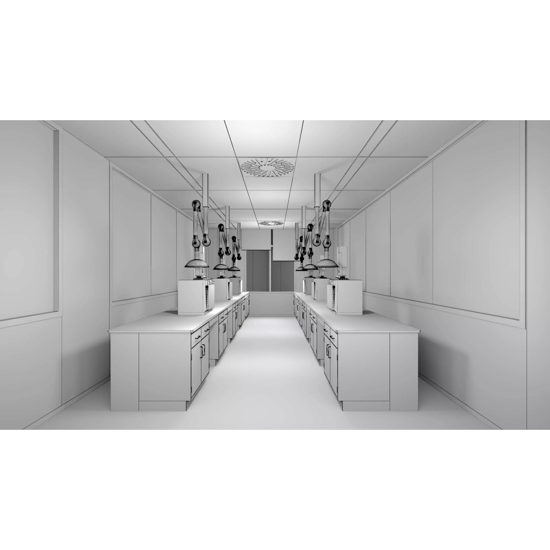 Laboratory 3D Model – Contemporary Medical Equipment, FBX & OBJ