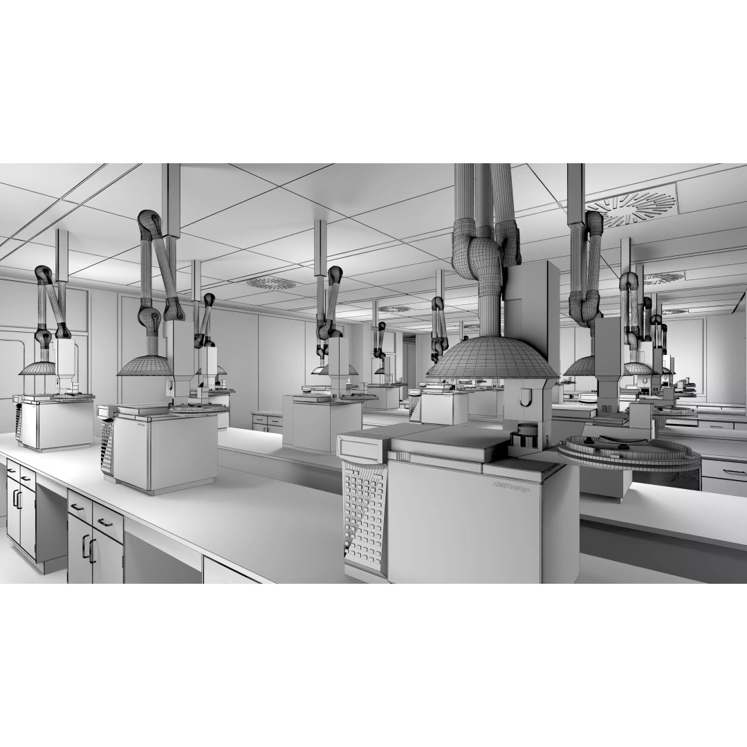 Laboratory 3D Model – Contemporary Medical Equipment, FBX & OBJ - View 9