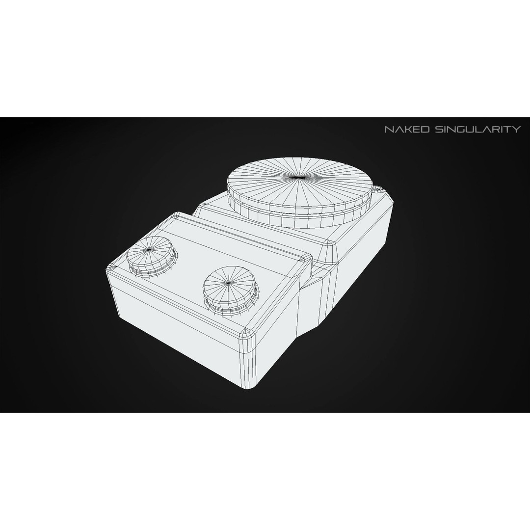Magnetic Stirrer 3D Model – Low Poly Laboratory Asset, FBX - View 10