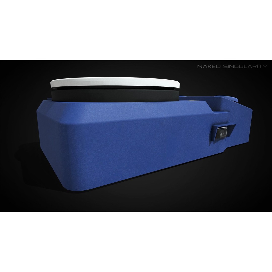 Magnetic Stirrer 3D Model – Low Poly Laboratory Asset, FBX - View 4