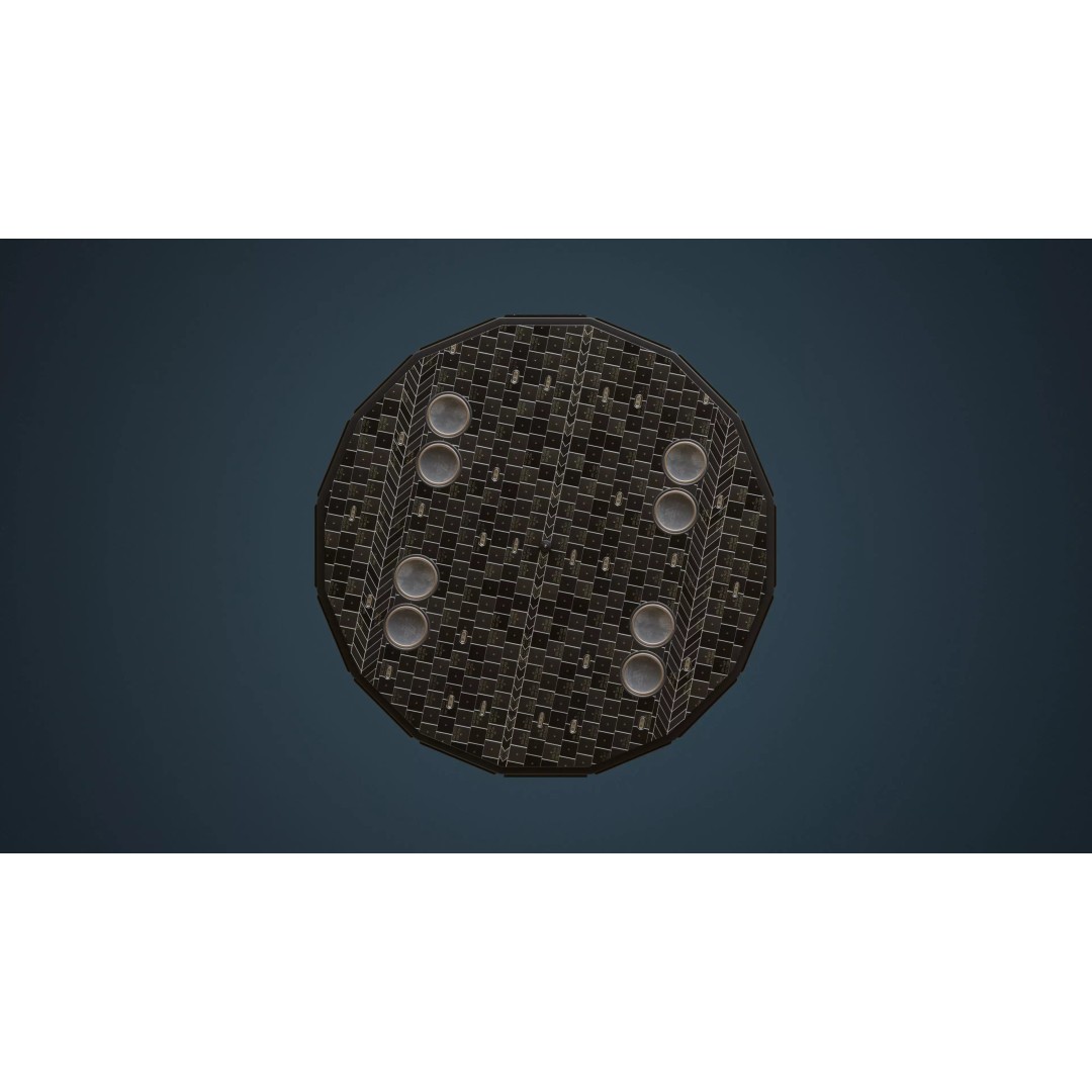 Vintage Satellite 3D Model – Low Poly Rigged PBR Asset, FBX, OBJ - View 12