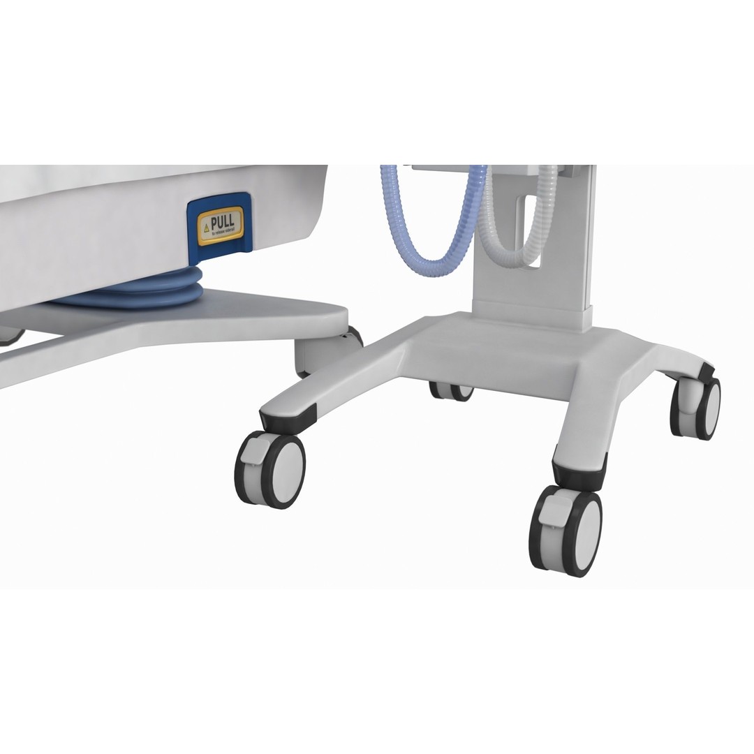 ICU Equipment 3D Model – Low Poly Medical Asset, FBX, OBJ - View 16