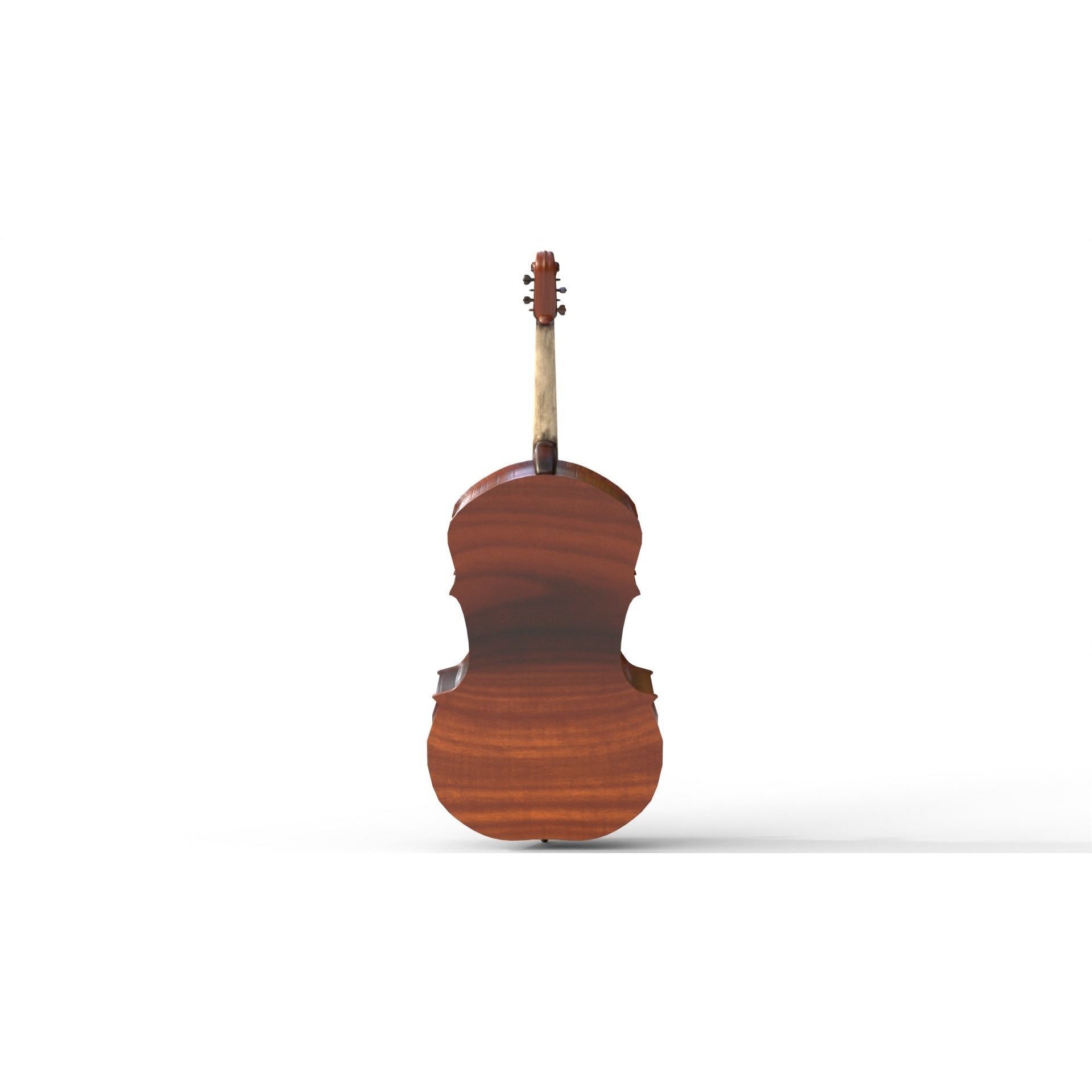 Cello - Low-Poly Game-Ready 3D Model - View 10