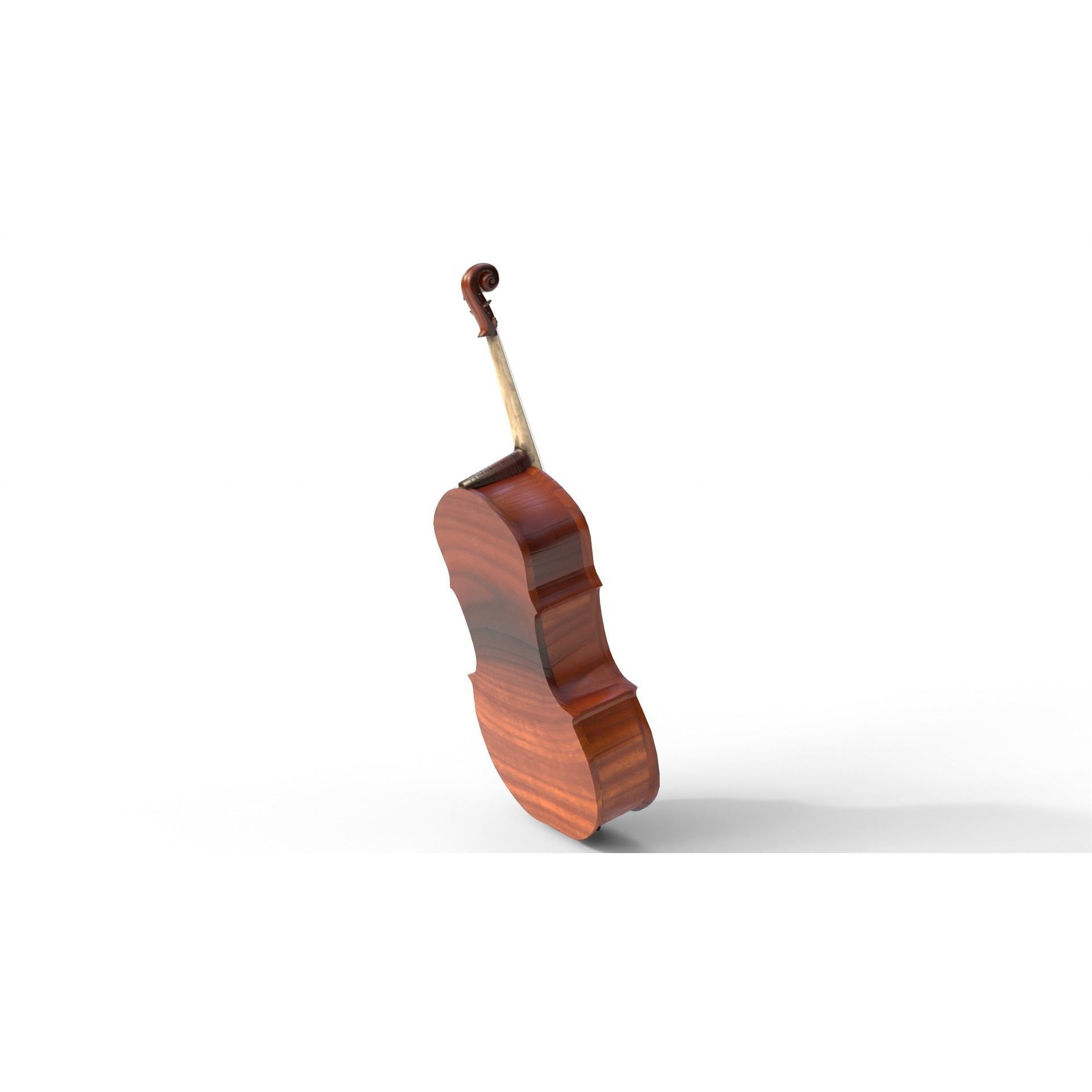 Cello - Low-Poly Game-Ready 3D Model - View 11